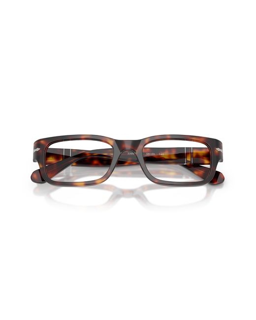 Persol Black Po3399V 24 Optical Frames Acetate Transparent Squared Normal