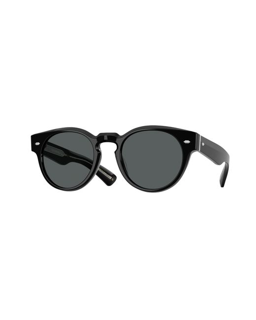 Oliver Peoples Black Ov5571Su Hayton 1731P2 Sunglasses Acetate Pantos Polarized