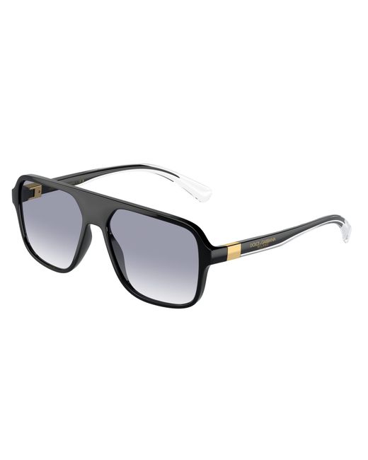 Dolce & Gabbana Black Dg6134 675/79 Sunglasses Nylon Squared Normal Shaded for men