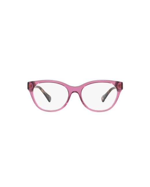Ralph Lauren Black Ra7141 6008 Optical Frames Acetate Transparent Cat Eye Normal