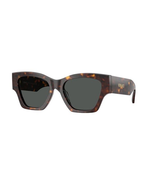 Versace Black Ve4492U 108/87 Sunglasses Acetate Squared Normal