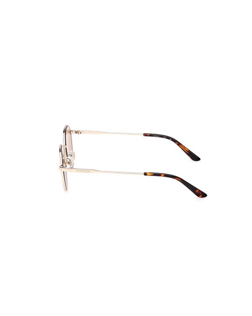 Guess Black Gu00237 32E Sunglasses Metal Round Normal