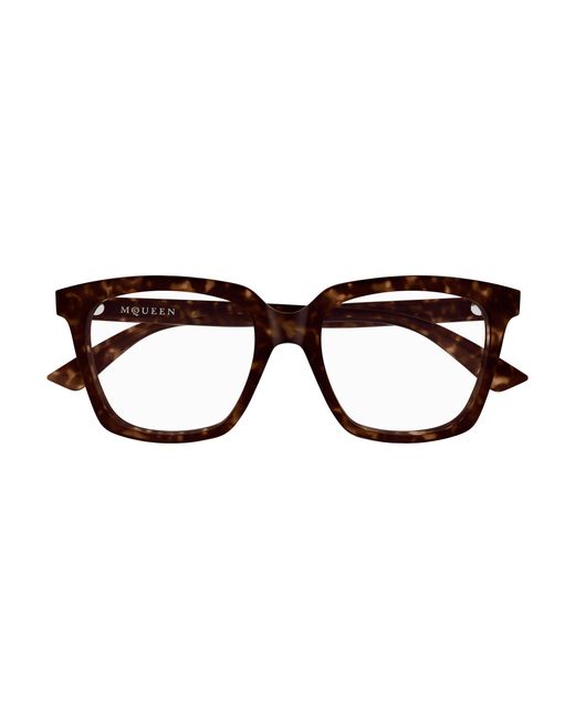 McQueen Black Am0513O 002 Optical Frames Acetate Transparent Cat Eye