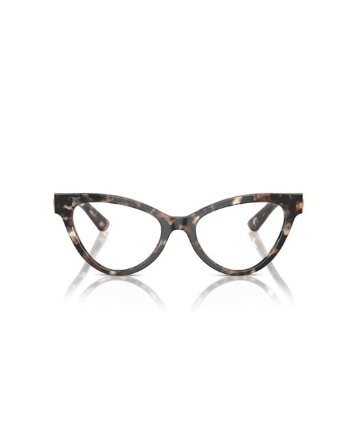 Dolce & Gabbana Black Dg3394 3438 Optical Frames Acetate Transparent Cat Eye Normal