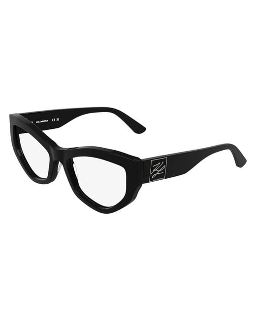 Karl Lagerfeld Black Kl6211 001 Optical Frames Acetate Cat Eye Normal