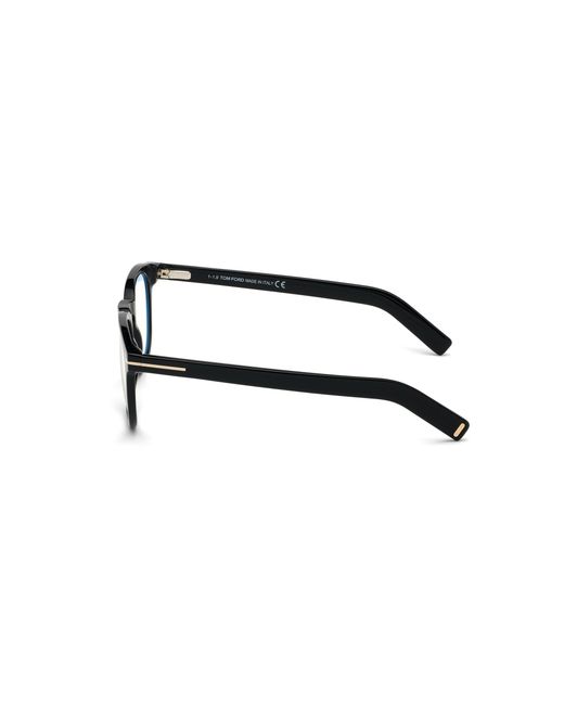 Tom Ford Black Ft5629-B 052 Optical Frames Acetate Round Normal for men