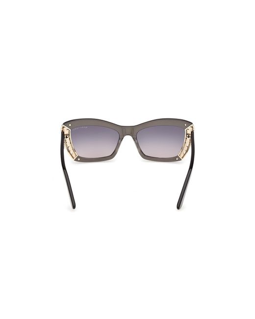 Guess Black Gm00041 20B Sunglasses Acetate Smoke Squared Normal