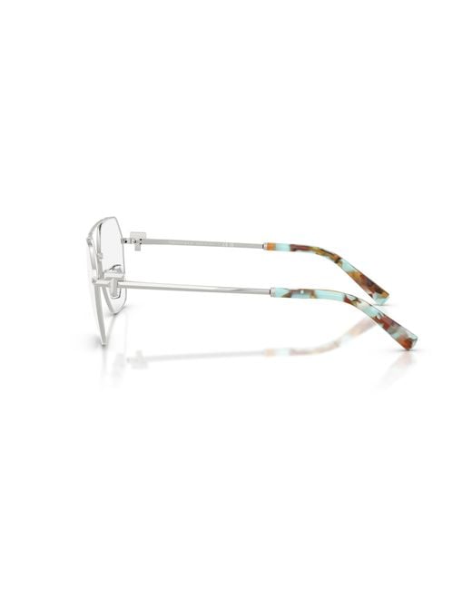 Tiffany & Co Black Tf1169 6001 Optical Frames Steel Geometric Normal