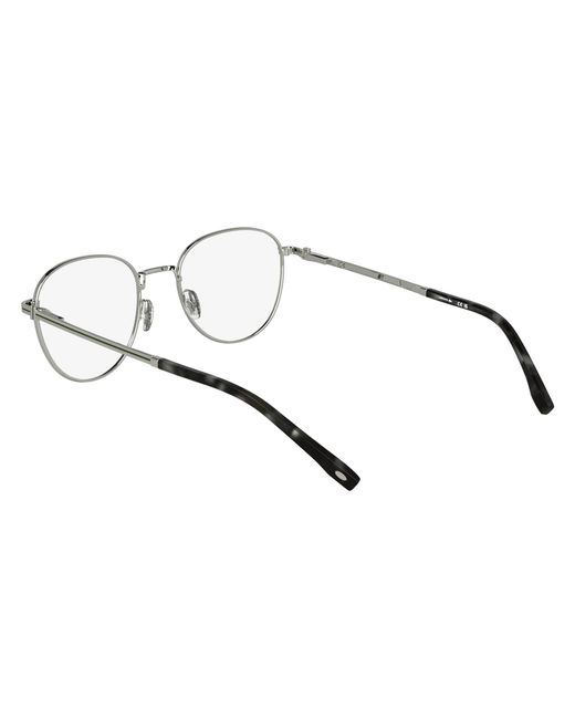 Lacoste Black L2312 45 Optical Frames Metal Squared Normal for men
