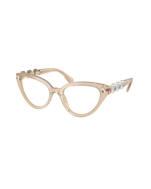 Swarovski Black Sk2028 1066 Optical Frames Acetate Cat Eye Normal