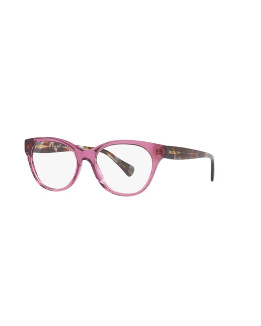 Ralph Lauren Black Ra7141 6008 Optical Frames Acetate Transparent Cat Eye Normal