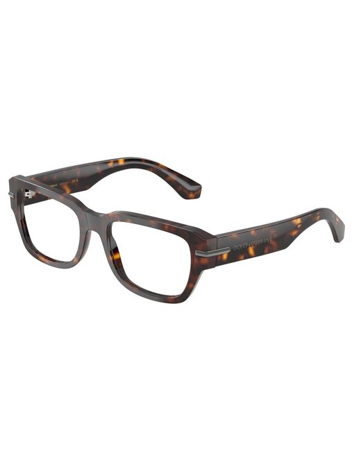 Dolce & Gabbana Black Dg3408 502 Optical Frames Acetate Transparent Squared Normal for men