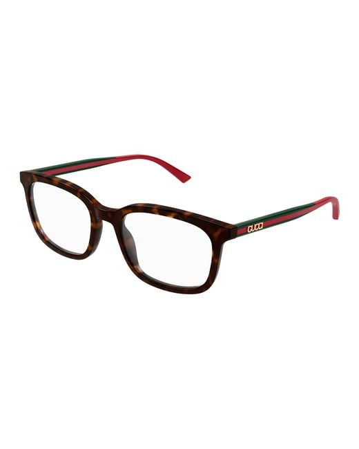 Gucci Black Gg1928O 002 Optical Frames Acetate Transparent Squared for men