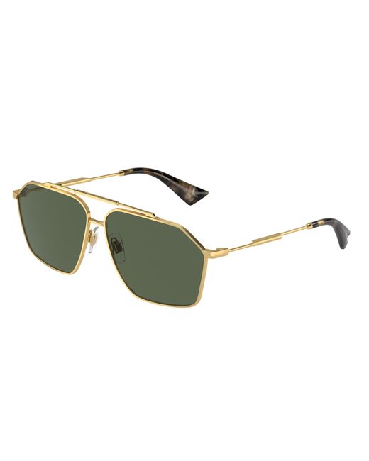Dolce & Gabbana Black Dg2303 02/9A Sunglasses Metal Pilot Polarized for men