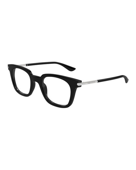 McQueen Black Am0521O 001 Optical Frames Acetate Transparent Squared