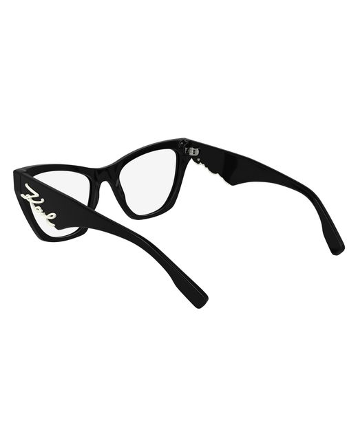 Karl Lagerfeld Black Kl6171 001 Optical Frames Acetate Cat Eye Normal