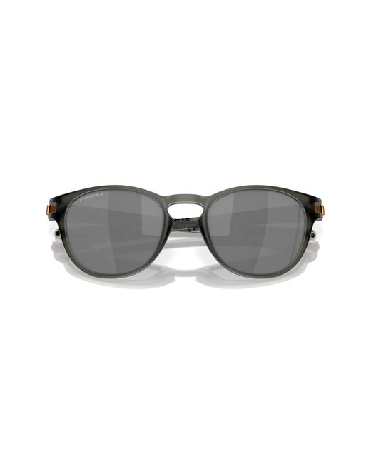 Oakley Black Oo9265 Latch 926566 Sunglasses Plastic Round Mirrored Prizm for men