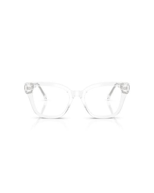Swarovski Black Sk2048 1027 Optical Frames Acetate Squared Normal