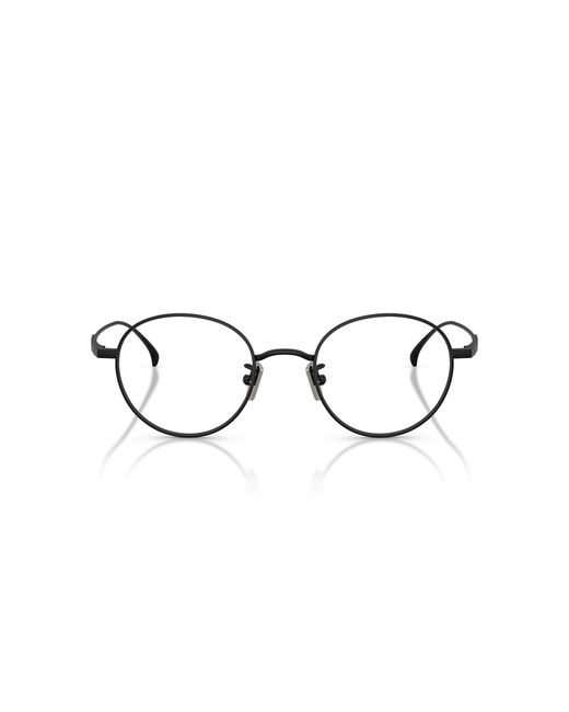 Moncler Black Me1013Td 1001 Optical Frames Titanium Transparent Round Normal