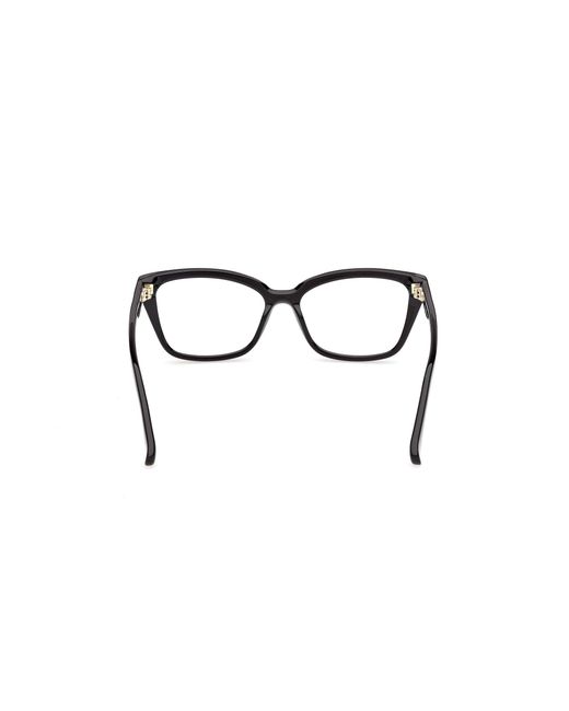 Max Mara Black Mm5232 001 Optical Frames Acetate Cat Eye Normal