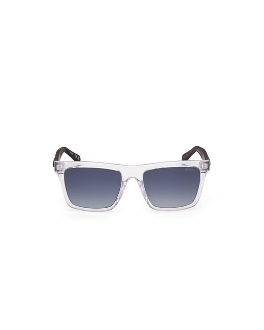 Guess Black Gu00166 26W Sunglasses Injected Squared Normal for men