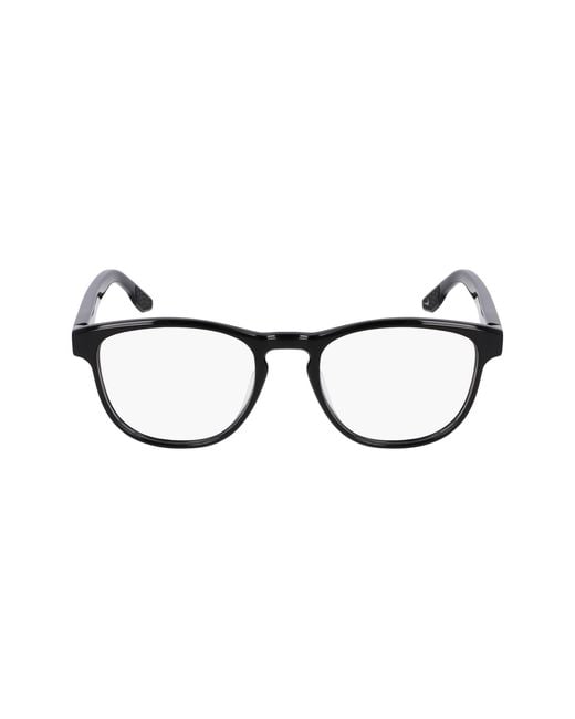 Nike Black 7162 001 Optical Frames Recycled Pet Round Normal for men
