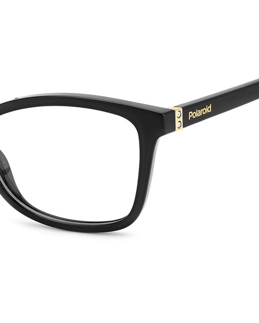 Polaroid Black Pld D505 807 Optical Frames Plastic Squared