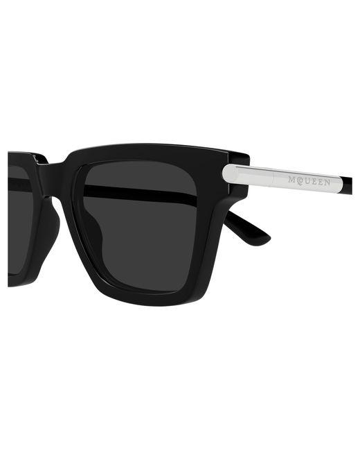McQueen Black Am0519S 001 Sunglasses Acetate Squared for men