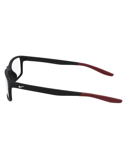 Nike Black 7119 012 Optical Frames Injected Squared Photochromatic