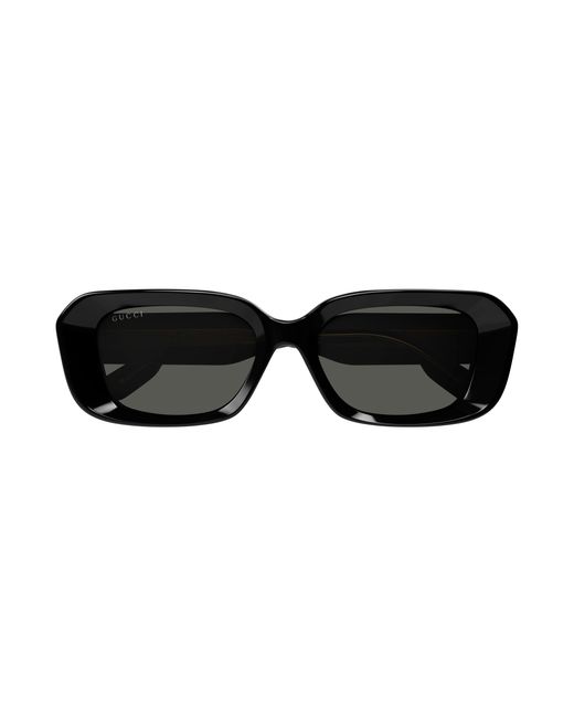 Gucci Black Gg1531Sk 001 Sunglasses Acetate Squared