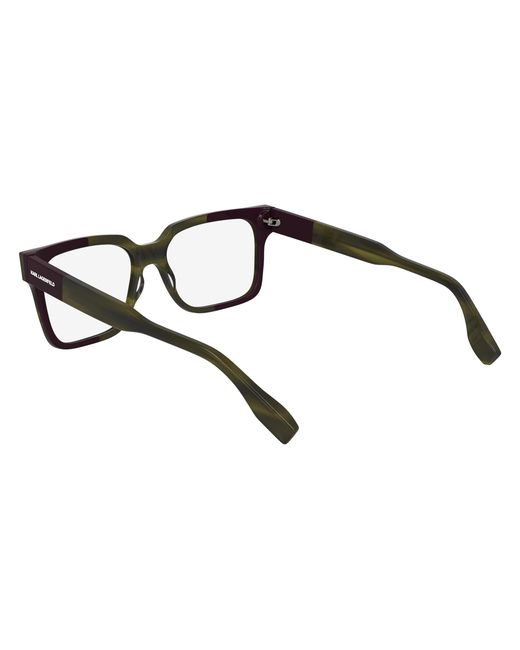 Karl Lagerfeld Black Kl6173 261 Optical Frames Acetate Squared Normal for men