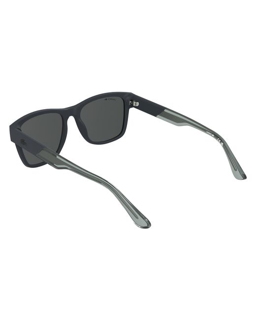 Lacoste Black L6084S 035 Sunglasses Bio-Injected Smoke Squared Normal for men