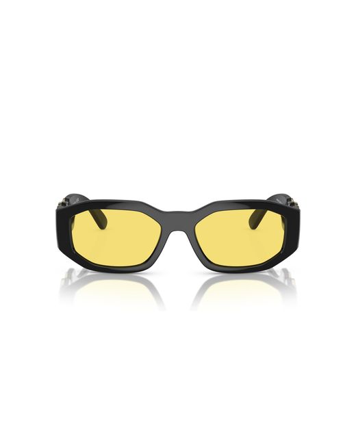 Versace Black Ve4361 Gb1/85 Sunglasses Nylon Geometric Normal for men