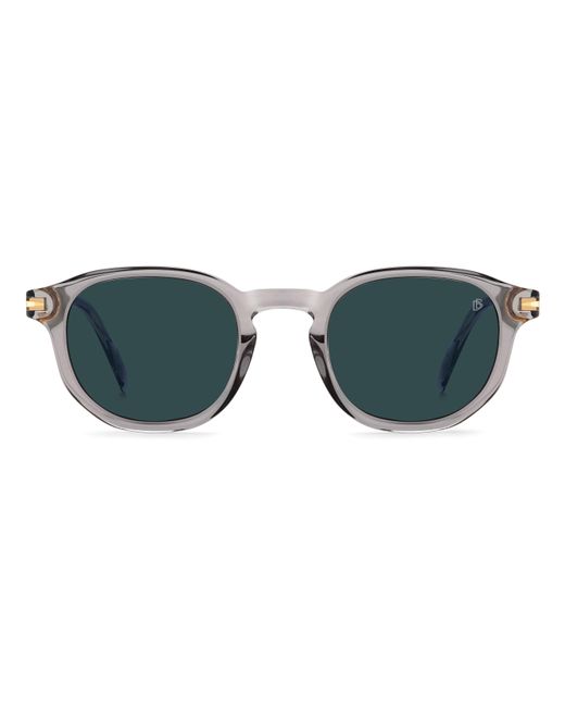 David Beckham Black Db 1007/S Kb7/Ku Sunglasses Acetate Round for men