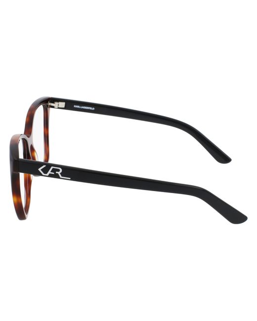 Karl Lagerfeld Black Kl6050 215 Optical Frames Acetate Squared Normal Normal