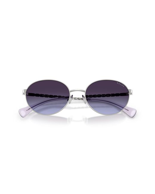 Ralph Lauren Black Ra4148 90014Q Sunglasses Metal Round Normal Shaded