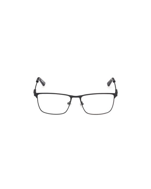 Timberland Black Tb1736 2 Optical Frames Metal Squared Normal for men
