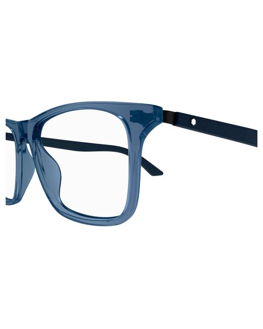 Montblanc Black Mb0359O 008 Optical Frames Acetate Transparent Squared for men