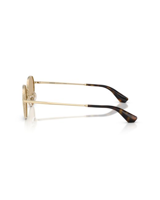 Burberry Black Be3173D 110973 Sunglasses Metal Round Normal