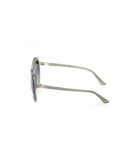Guess Black Gu00281 93P Sunglasses Injected Round Normal