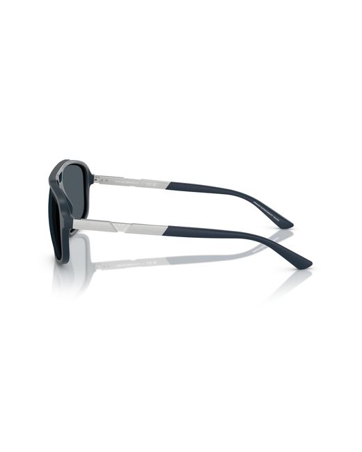 Emporio Armani Black Ea4236U 618987 Sunglasses Injected Pilot Normal for men