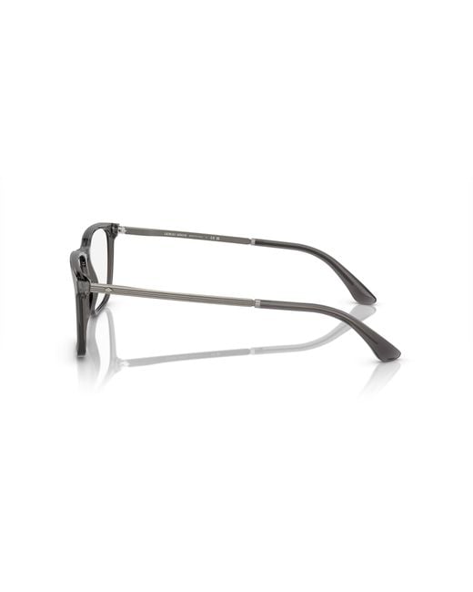 Giorgio Armani Black Ar7249 6036 Optical Frames Acetate Transparent Squared Normal for men