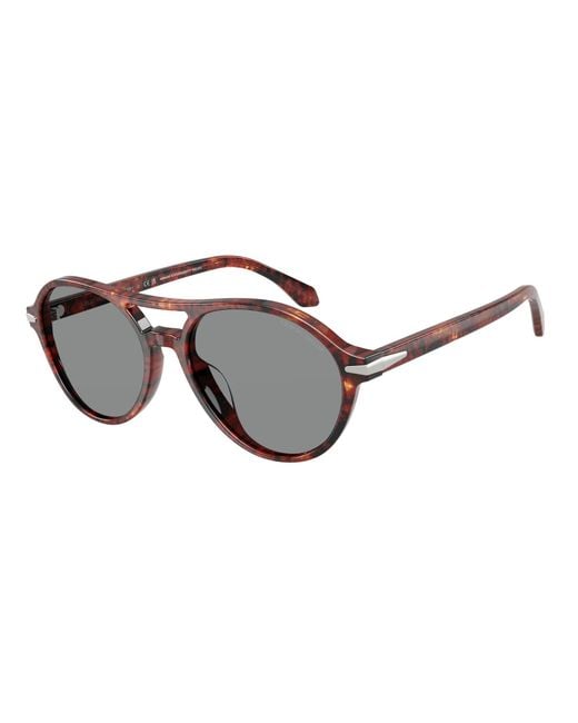 Giorgio Armani Black Ar8236U 623402 Sunglasses Acetate Round Normal for men