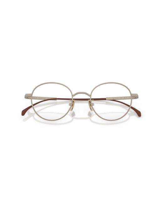 Moncler Black Me1013Td 1003 Optical Frames Titanium Transparent Round Normal
