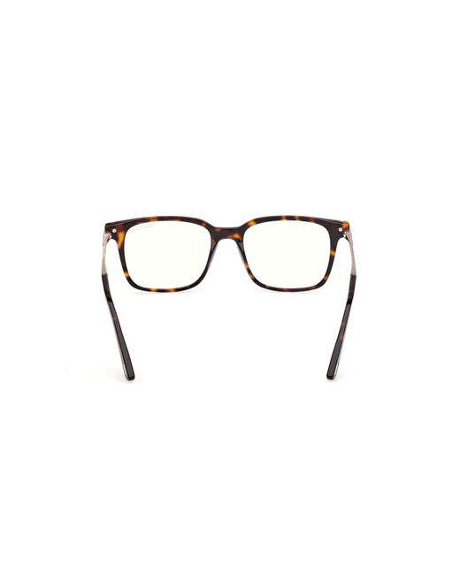 Tom Ford Black Ft6124-B 052 Optical Frames Acetate Squared Normal for men