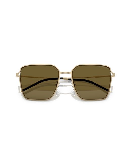 Emporio Armani Black Ea2159D 301373 Sunglasses Metal Squared Normal