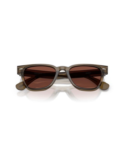 Oliver Peoples Black Ov5601Su Rueny 1784C5 Sunglasses Acetate Bordeaux Squared Normal