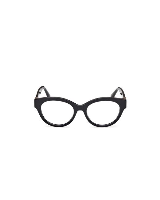 MAX&Co. Black Mo5192 001 Optical Frames Acetate Round Normal