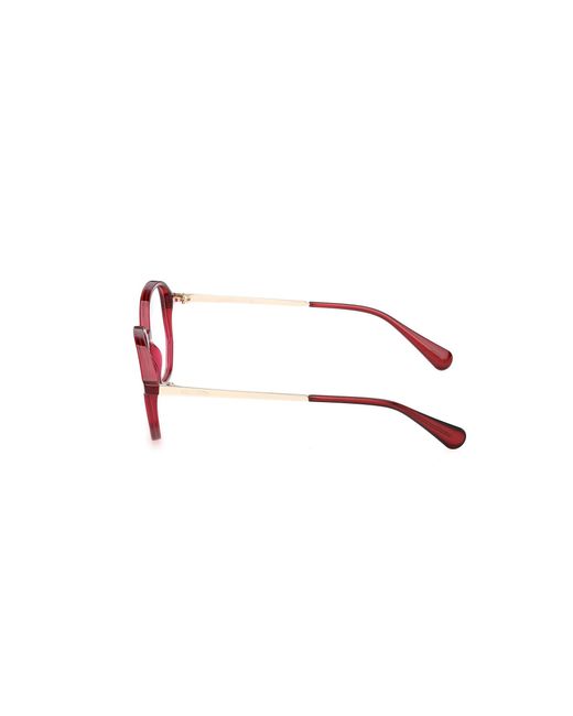 MAX&Co. Black Mo5199 069 Optical Frames Injected Geometric Normal