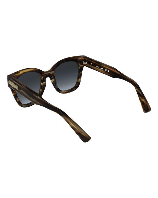 Longchamp Black Lo791S 211 Sunglasses Acetate Squared Normal Shaded